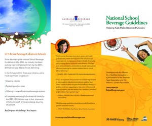 National School Beverage Guidelines Brochure