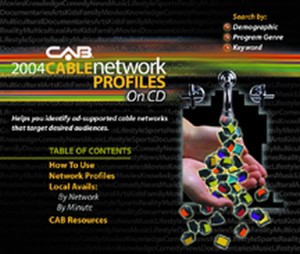 CAB: 2004 Cable Network Profiles on CD