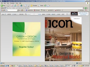 ICON eMagazine for the American Society of Interior Designers