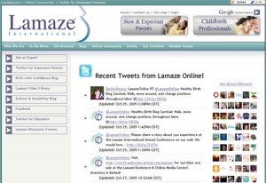 Lamaze International Twitter Feed
