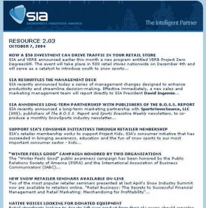 SIA Resource