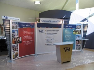 America Sides with Vinyl Booth