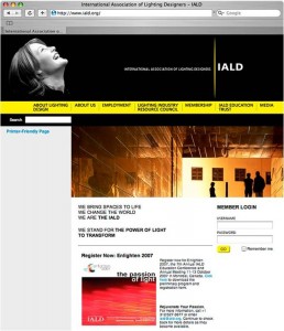 International Association of Lighting Designers Web Site International Association of Lighting Designers Web Site