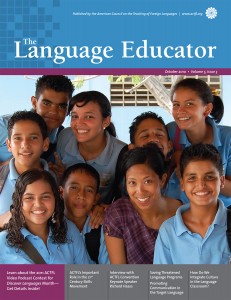 The Language Educator, October 2010