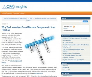 AICPA Social Media and AICPA Insights AICPA Social Media and AICPA Insights