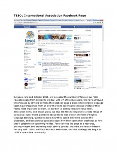 TESOL Social Media TESOL Social Media