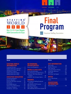 Staffing World 2012 Final Program