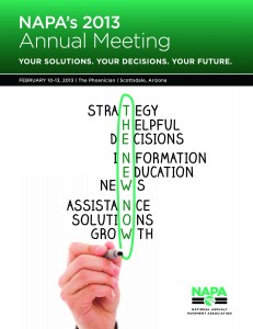 NAPA's 2013 Annual Meeting First Brochure